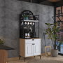 Hanah Home Armario Multiusos Nogal y Blanco